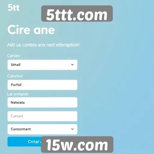 Como criar uma conta no 5ttt de forma rápida