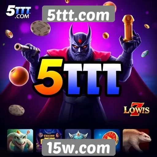 Variedade de jogos disponíveis no 5ttt.com